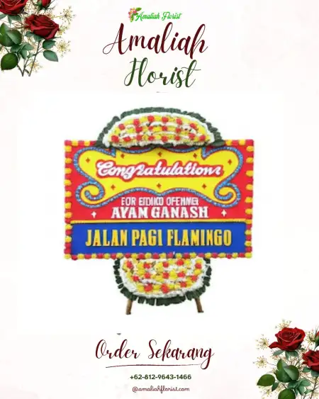 Sewa Papan Bunga Singawada